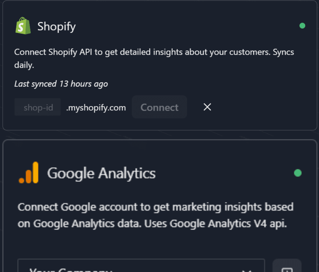 Connected data